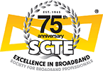 A logo of SCTE