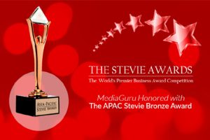 Stevie award of MediaGuru